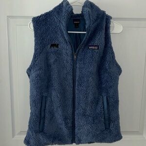 Patagonia Sherpa light blue vest size Large